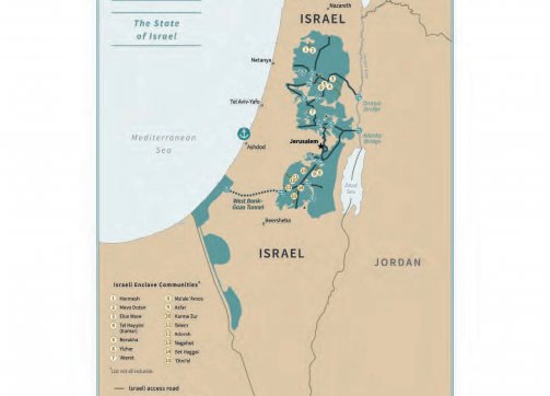 Map of Jerusalem according to the Deal of the Century