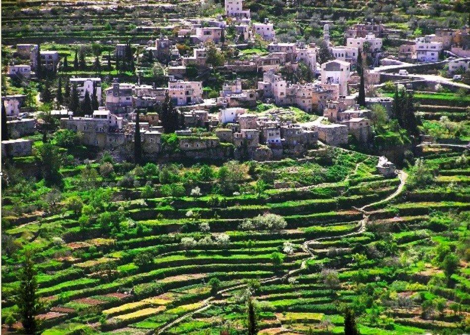 The Palestinian village of Battir in Jerusalem