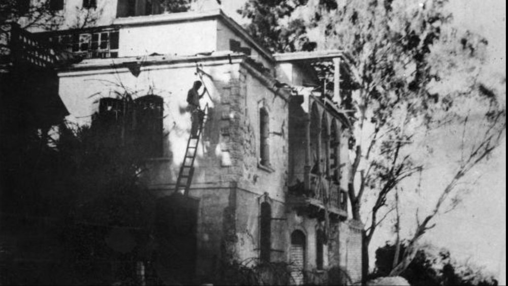 A house in Qatamon destroyed during Operation Yevusi, an attack by the Haganah in the 1948 War