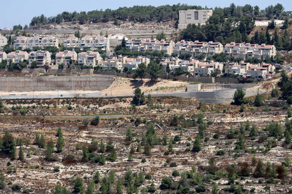 Gilo settlement east of al-Walaja, shown here on November 19, 2019