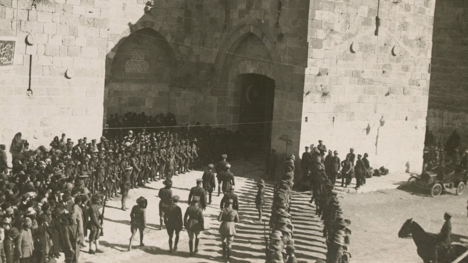 British General Edmund Allenby marched through the Old City’s Jaffa Gate on December 11, 1917