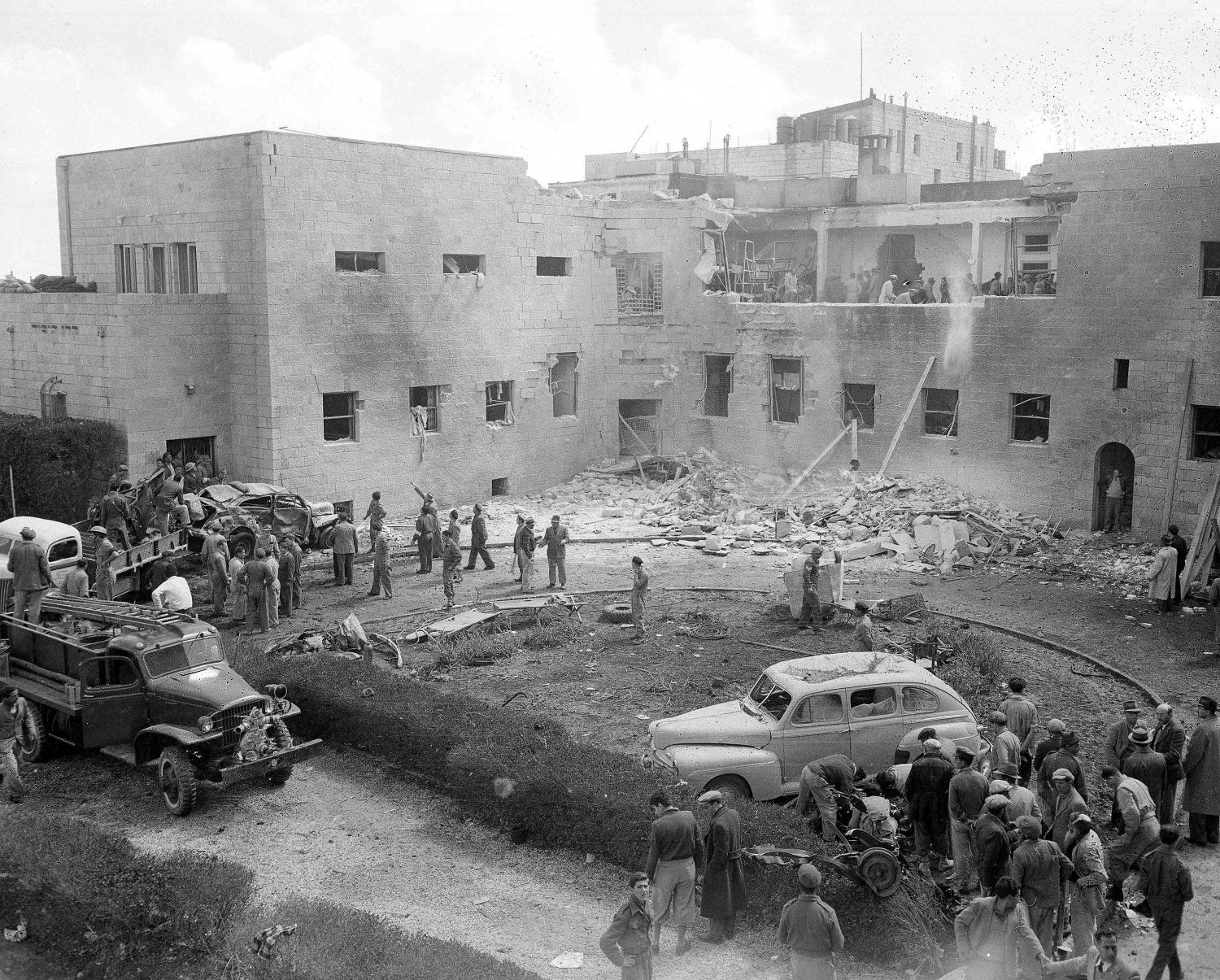 Car bombing of the Jewish Agency in Jerusalem on March 11, 1948