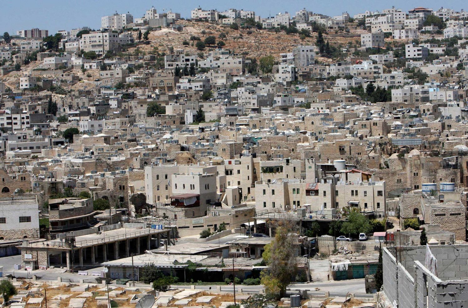 A general view of the Avraham Avinu settlement, August 6, 2008
