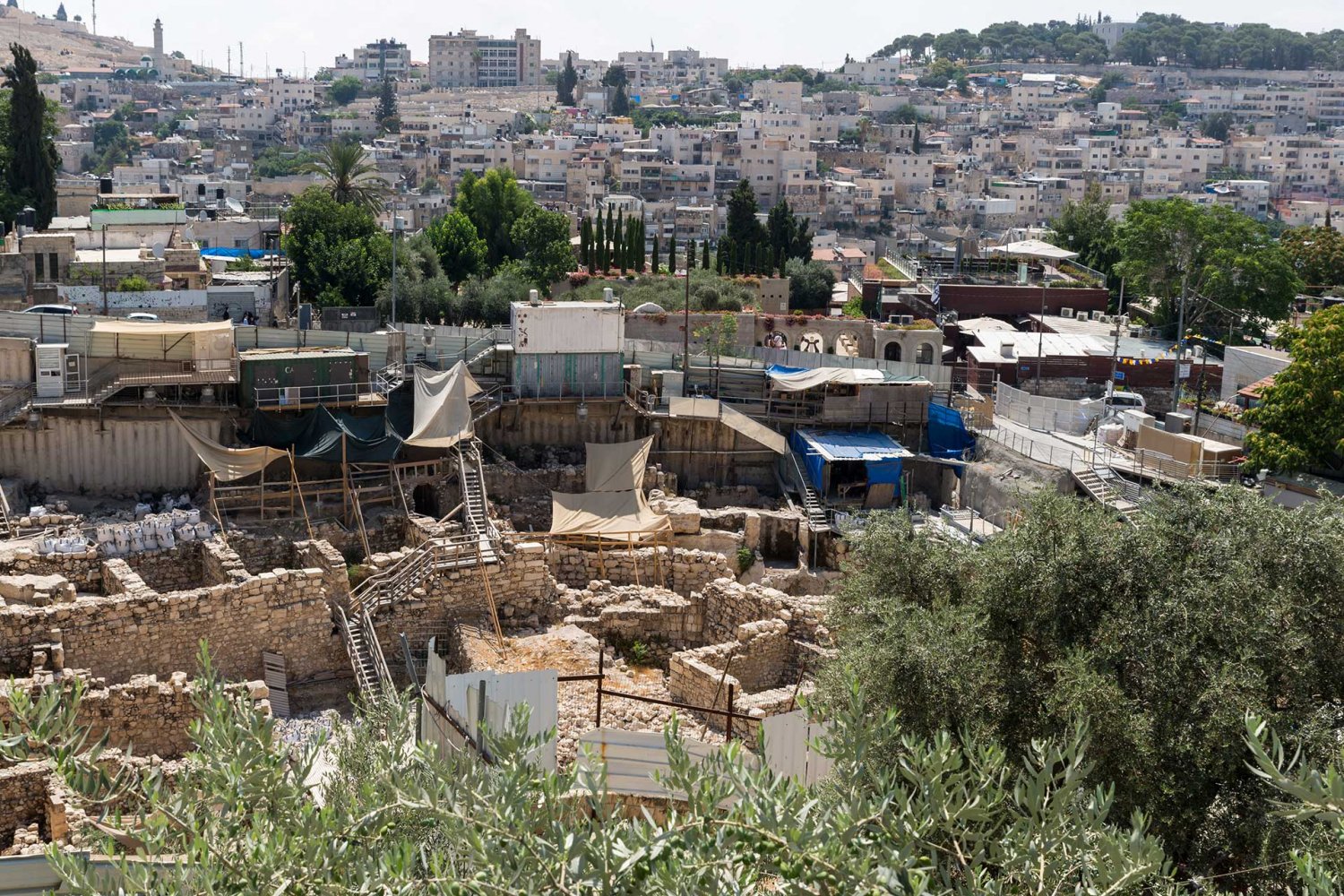 City of David excavations in Silwan, Jerusalem